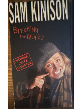 Pioneer Sam Kinison-Breaking the Rules VHS 1987 Uncensored Comedy Stand-Up NTSC